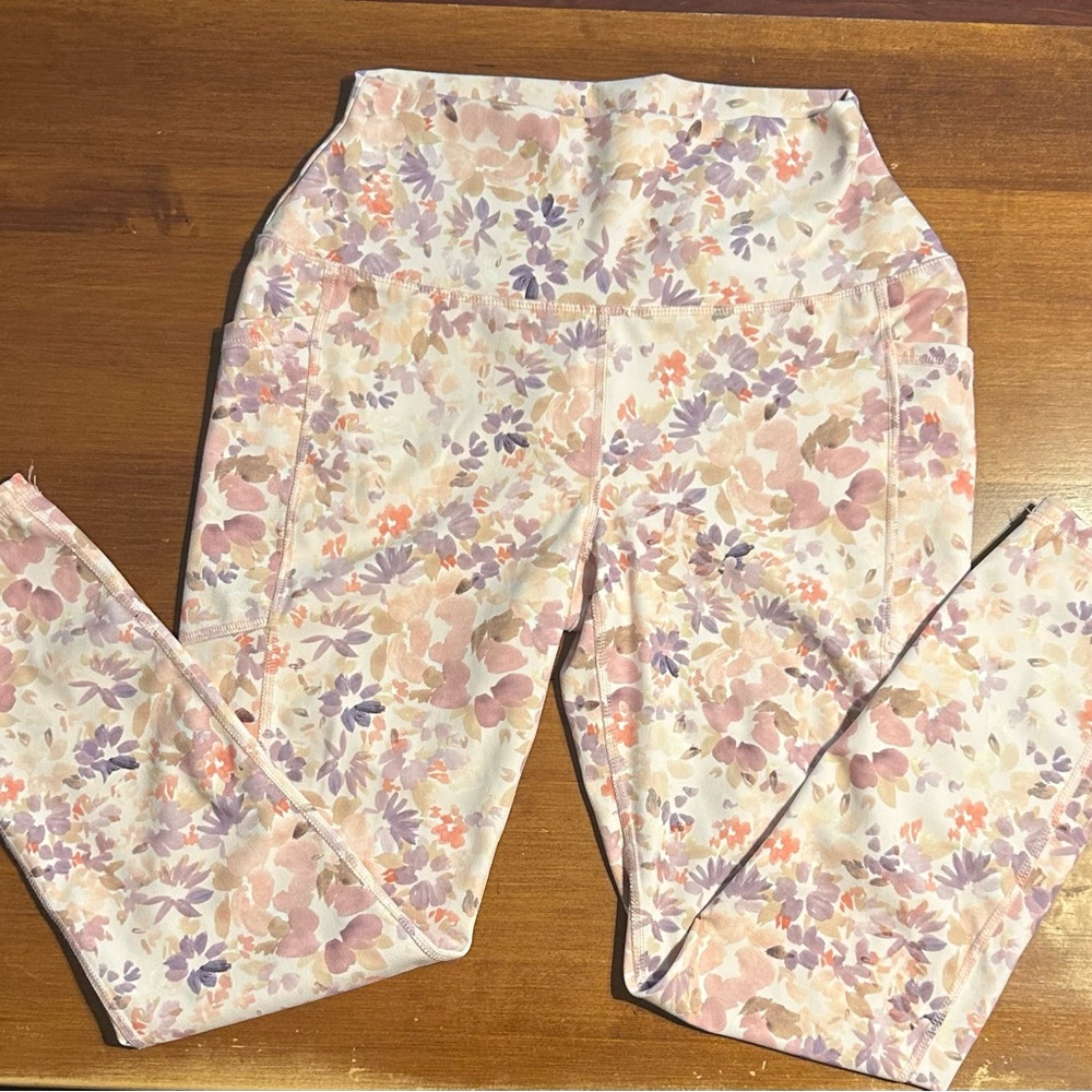 RBX Floral Yoga Pants/leggings Size M